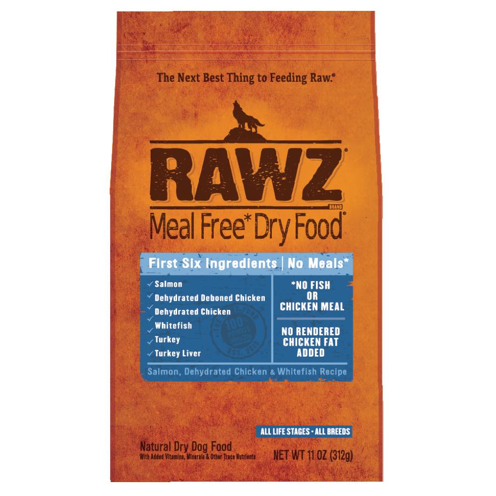 "RAWZ Meal Free Salmon, Dehydrated Chicken & Whitefish Recipe Dry Dog Food - Kohepets"